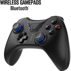 TSW05 Wireless Gamepad Compatible for Switch PS4 PS3 PC Android TV Box Bluetooth Connection Ergonomic Design Pressure Sensitive Buttons gray