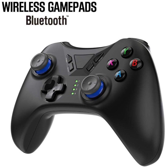 TSW05 Wireless Gamepad Compatible for Switch PS4 PS3 PC Android TV Box Bluetooth Connection Ergonomic Design Pressure Sensitive Buttons gray