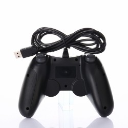 USB Wired Gamepad Universal for Sony Playstation Game for PS4/PS4 Slim/PS4 Pro/PS3 Console with About 1.9m Cable black