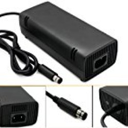 WantMall Brand NEW AC Power Adapter Charger for XBOX 360 E Game Console-US Plug-Black