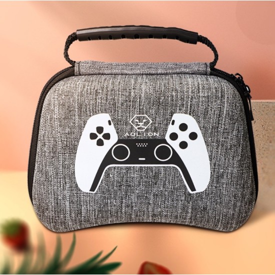 Waterproof Storage Bag Carrying Case for PS5 Gamepad Housing Shell Shockproof Protective Cover black