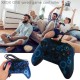 Wired Gaming Controller PC Interface Dual-Vibration blue