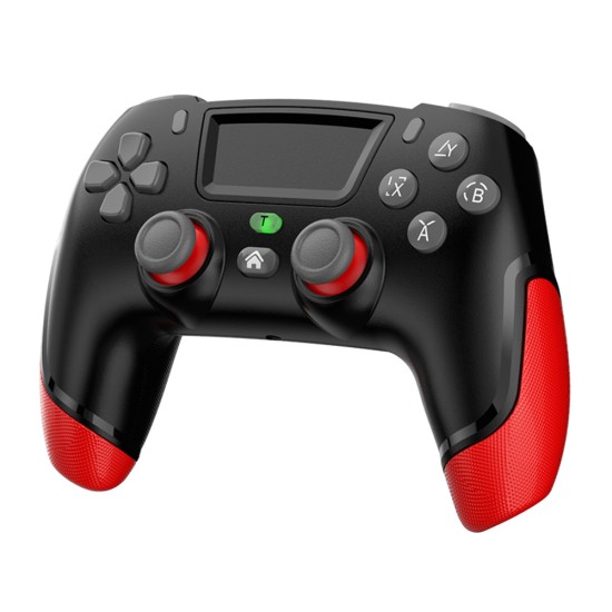 Wireless Bluetooth Controller Game Handle Compatible for Ps4 IOS Android Switch Computer TV Black