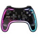 Wireless Bluetooth Game Controller Rgb Colorful Transparency Gamepad