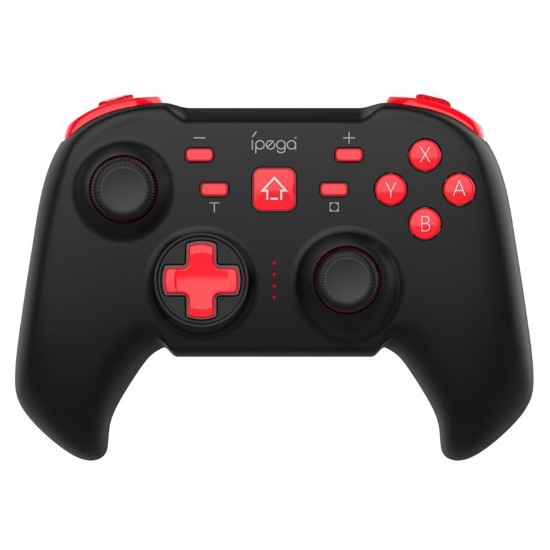 Wireless Bluetooth Gamepad Game Controller Handle Black Red