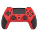 Wireless Bluetooth Gamepad Handle with Motor Vibration Somatosensory Six-axis Compatible for PS4 Red