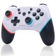 Wireless Bluetooth-compatible  Gamepad Game Joystick Controller Compatible For Switch Pro Console Black and White