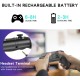 Wireless Game  Controller Compatible For Ps4 Elite Console Bluetooth-compatible Wake-up Interchangeable D-pad Left Stick Gamepad Joystick black