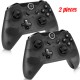 Wireless Gaming Console Controller For Switch Gamepad Plug And Play Ergonomic Gamepad Black 2pcs