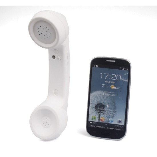 Wireless Retro Telephone Handset Radiation-proof Handset Receivers Headphones for Mobile Phone