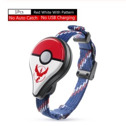 For Pokemon GO Plus Bluetooth Wristband Bracelet Interactive Figure Toys for Nintend Switch Pokemon Go Plus Blue and white manual