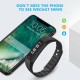 IP67 Waterproof Bracelet - Pedometer, Children Activity Tracker, Waterproof, OLED, Bluetooth 4.0 (WITHOUT Heart Rate, Navy Blue)