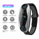 T90 Fitness Bracelet Bluetooth 5.0 with Wireless Earphones IP67 Waterproof Sport Smart Watch Clock for Android IOS Phone black