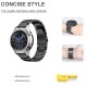 22mm Stainless Steel Bracelet Strap for Samsung Gear S3 Frontier - Black