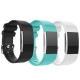 3pcs/set Replacement Wristband for Fitbit Charge 2 Band Silicone Strap