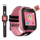 Anti-lost Kids Safe GPS Tracker SOS Call GSM Smart Watch Phone for Android IOS Pink