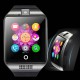 Bluetooth Smart Watch Men Q18 With Touch Screen Big Battery Support TF Sim Card Camera for Android Phone Smartwatch black