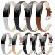 Bracelet Wrist Belt Inspire Pure Color Printing Leather Strap for Fitbit Inspire HR  Black S code