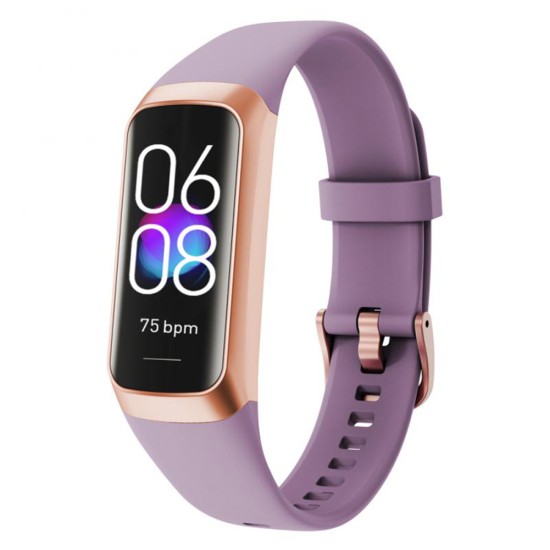 C60 Boys Girls Smart Watch 1.1-inch Amoled High-definition Screen Body Temperature Heart Rate Sleep Monitor Children Sports Bracelet Purple