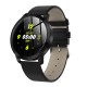 CF18 Smart Bracelet Round Color Screen Waterproof Heart Rate Blood Pressure Smart Watch Smart Wristband Pedometer Fitness Tracker black