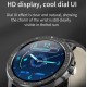 CF19 Smart Bracelet Round Dial 240*240 Touch Screen Heart Rate Monitor Step Counts IP67 Waterproof Wristwatch black