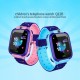 Children Smart Watch Phone Waterproof LBS Smartwatch Kids Positioning Call 2G SIM Card Remote Locator Watch Pink