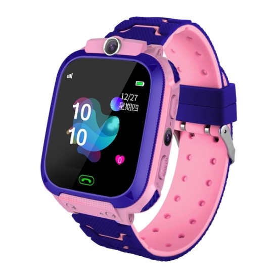 Children Smart Watch Phone Waterproof LBS Smartwatch Kids Positioning Call 2G SIM Card Remote Locator Watch Pink