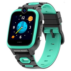 Children Smart Watch Photo Video Mp3 Music Playback Recording Calculator Alarm Clock Watches with Puzzle Gaming Green