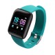 D13 Smartwatch Heart Rate Blood Pressure Monitor Tracker Fitness Watch Smart Wristband Sport for Android iOS green