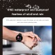 D18 Fitness Watch Smart Bracelet Heart Rate Monitor Blood Pressure Blood Oxygen Measurement Healthy Life Sleep Tracker for iOS Android Phone blue