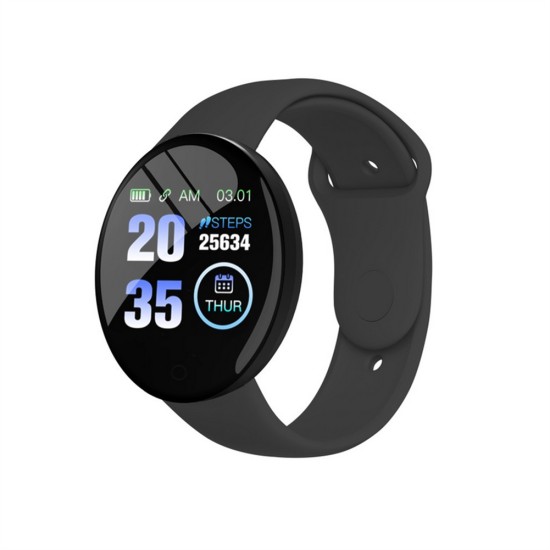 D18s 1.44-inch Smart Watch Blood Pressure Sleep Monitoring Fitness Tracker Bracelet Black