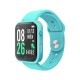 D20l Smart Watch Information Call Reminder Heart Rate Blood Pressure Blood Oxygen Monitoring Sport Bracelet Cyan