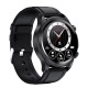 E400 Smart Watch Noninvasive Blood Glucose Ecg Body Temperature Blood Oxygen Monitoring Sport Smartwatch Black