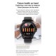 E89 Smart Bracelet HD Full Touch-screen Smartwatch ECG Blood Pressure Blood Oxygen Monitoring Black Leather