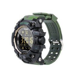 EX16S Waterproof Smart Sport Watch Bluetooth Pedometer Men Wristwatch army green