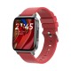 F60 Square Smart Watch Heart Rate Blood Pressure Blood Oxygen Sleep Monitoring 1.70 HD Screen Sport Bracelet Red