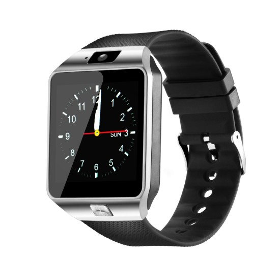 Fashion Bluetooth Smart Watch with SIM and Memory Card Support for Android & iOS Devices  White