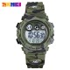 Fashion Wristwatch Electronic Children Watch For Outdoor Sports Multi-function Electronic Watch Dark blue camouflage