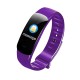 Fitness Bracelet Smart Watch Wristband Pedometer Heart Rate Monitor Activity Tracker smart bracelet purple