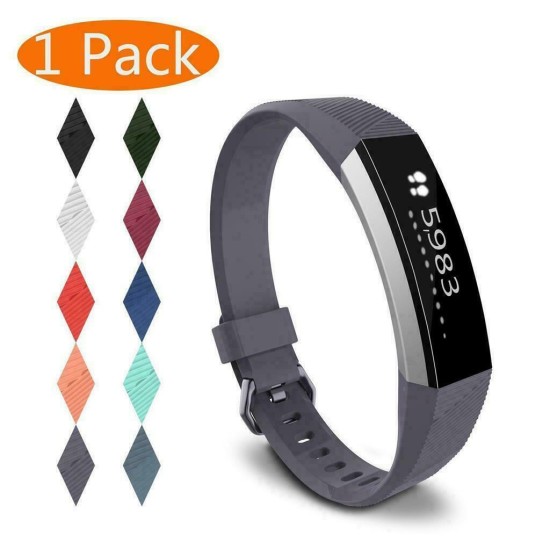 For Fitbit Alta/Alta HR Band Secure Strap Wristband Buckle Bracelet  blue_S