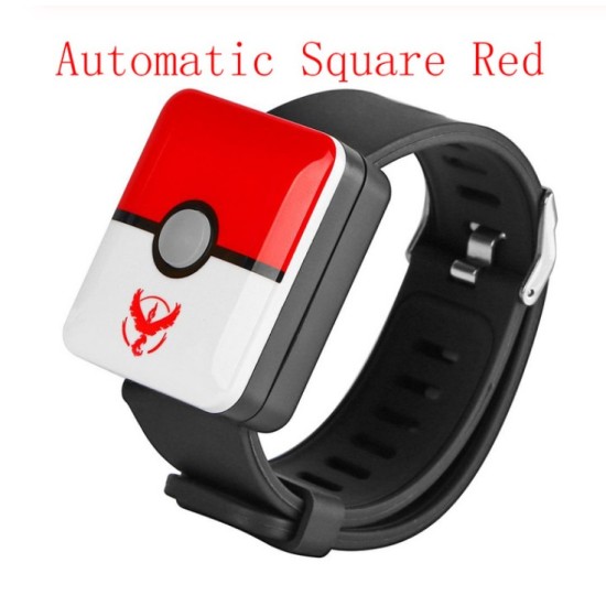 For Pokemon Go Plus Bluetooth Wristband Bracelet Watch Game Accessories for Nintend for Pokemon GO Plus Balls Smart Wristband Red and white