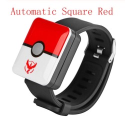 For Pokemon Go Plus Bluetooth Wristband Bracelet Watch Game Accessories for Nintend for Pokemon GO Plus Balls Smart Wristband Red and white