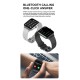 G21 Smart Watch Bluetooth 1.69 Inch Voice Assistant Heart Rate Monitoring Sports Bracelet Pink Silicone Strap