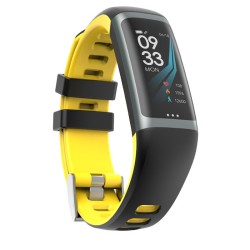 Greentiger G26 Smart Bracelet P67 Waterproof Heart Rate Blood Pressure Oxygen Fitness Bracelet Multi Sport Mode Smart Wristband Yellow