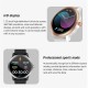 HW22 Smart Watch 1.32-inch HD Round Screen IP67 Waterproof Bracelet Heart Rate Monitoring Black