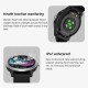 HW22 Smart Watch 1.32-inch HD Round Screen IP67 Waterproof Bracelet Heart Rate Monitoring Black