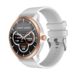 HW22 Smart Watch 1.32-inch HD Round Screen IP67 Waterproof Bracelet Heart Rate Monitoring Golden