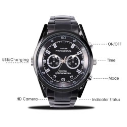 Hd 1080P Mini Camera Watch Motion Detection IR Night Vision Wireless Micro Camcorder T11 64GB