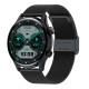 Hk8pro Nfc Smart Watch Synchronized Bluetooth Calling Sports Music Smartwatch Black Steel Belt