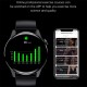 I29 Smart Bracelet Heart Rate Blood Pressure Oxygen Monitor Music Control Bluetooth Call Sports Smartwatch Black